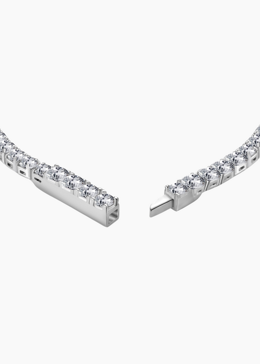 ICED OUT BRACELET 3 MM (BRILLIANT CUT)