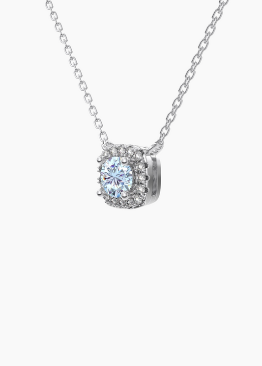 The Druzy Necklace - Arctic Blue