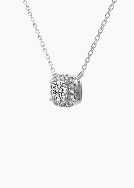 The Druzy Necklace - Clear Stone