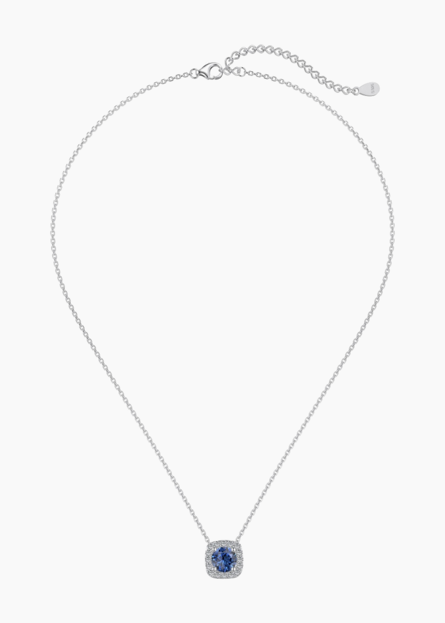 The Druzy Necklace - Sapphire Blue