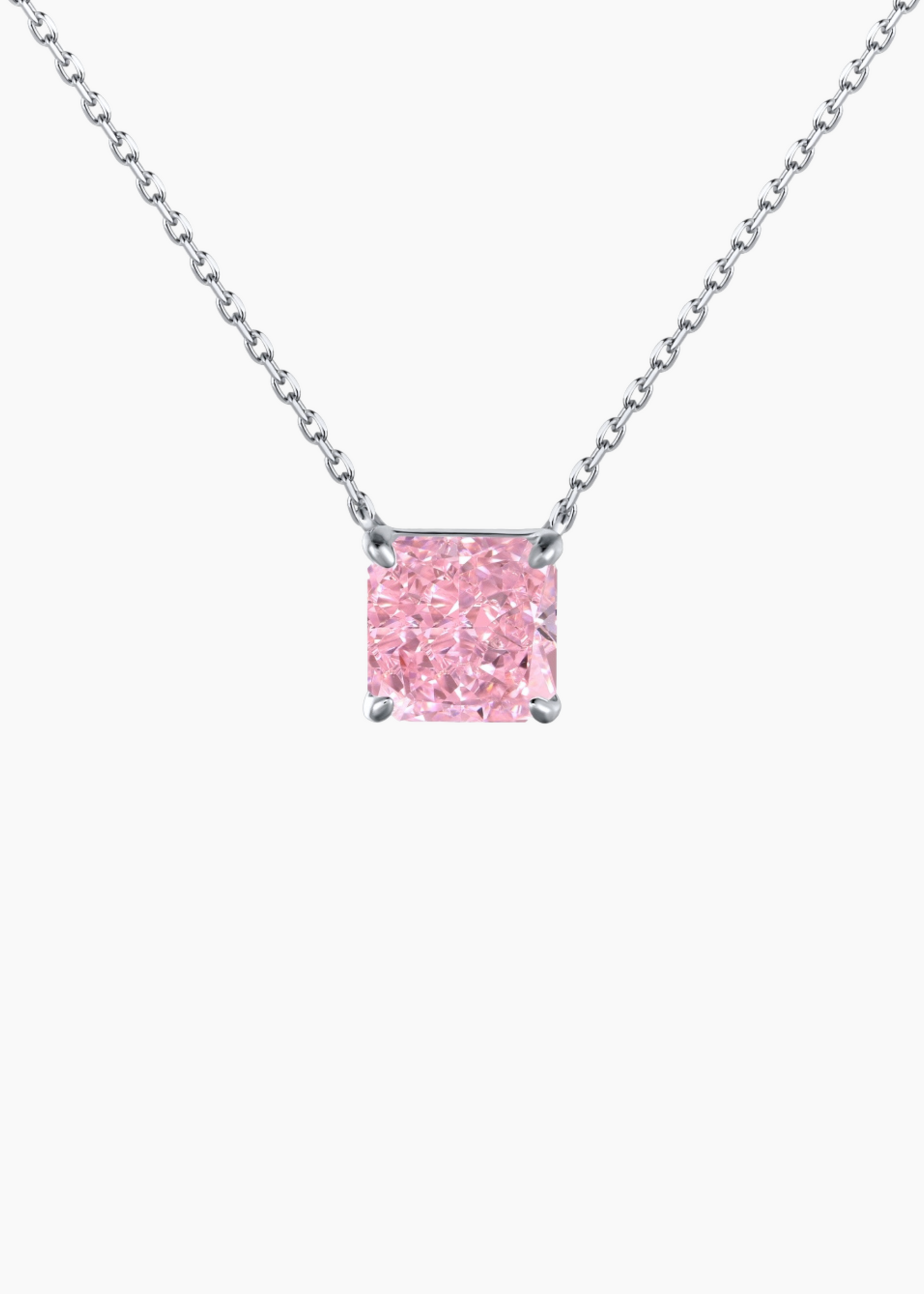 THE ROSY CUBE NECKLACE