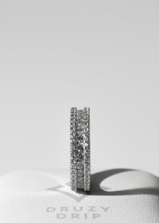 The Studded Band - Clear Stone