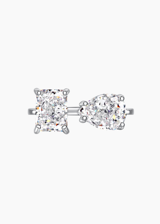 DUO CUT RING - PEAR & RADIANT