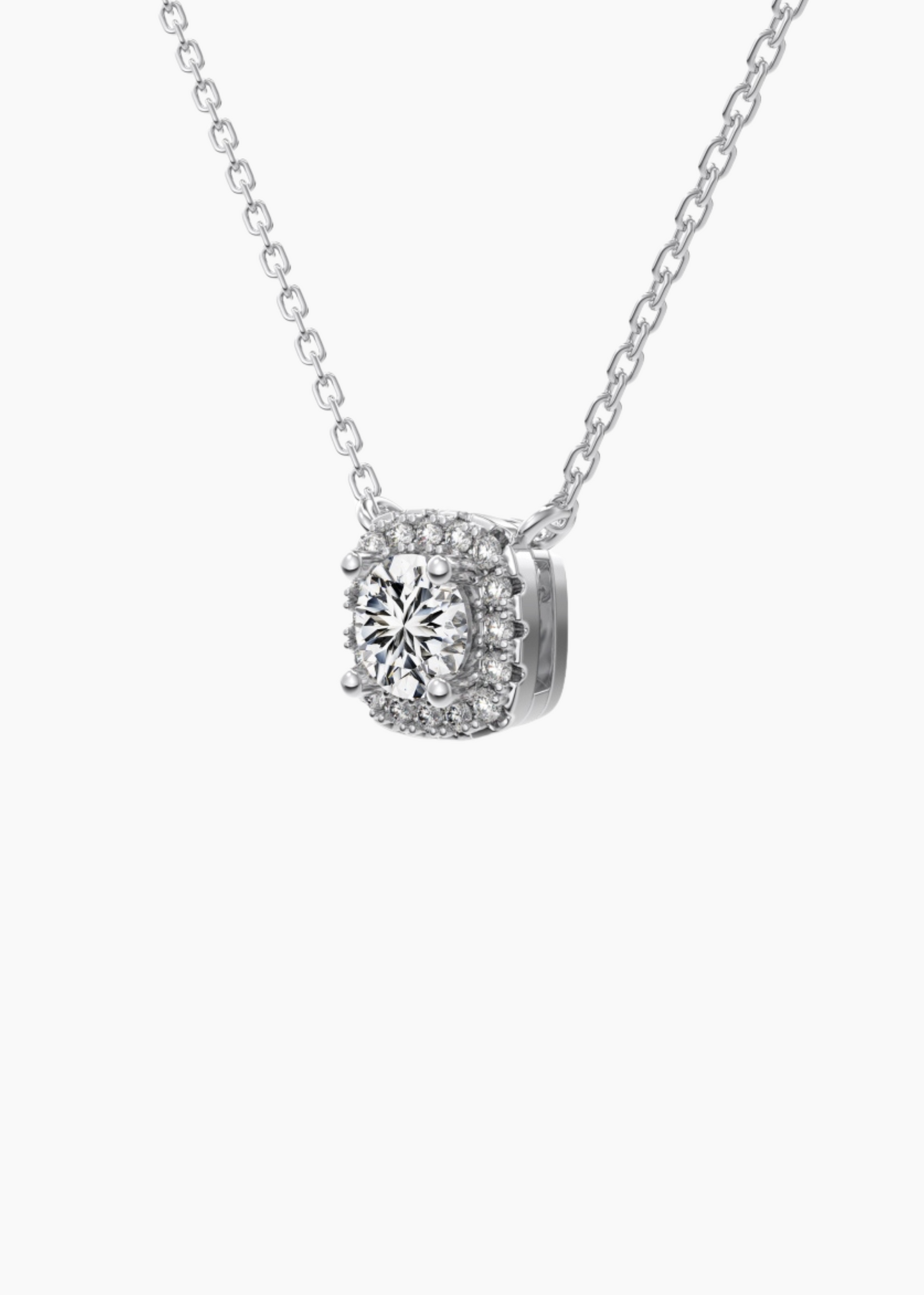 The Druzy Necklace - Clear Stone